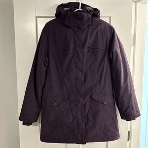 MEC Ladies winter parka size medium “plum”